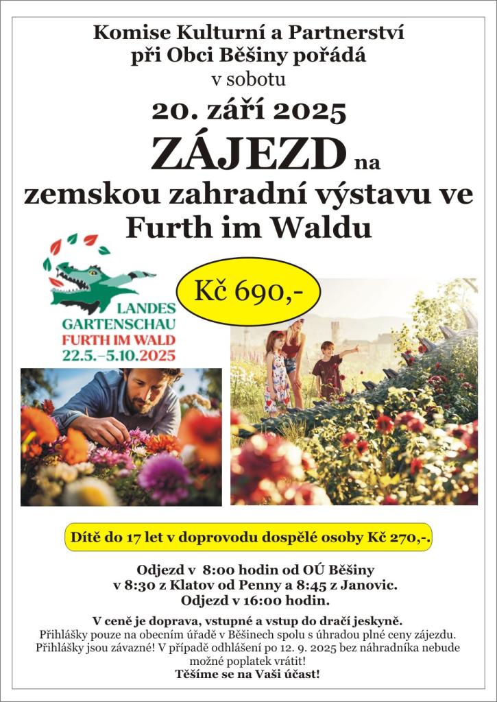 Zájezd na zemskou zahradní výstavu